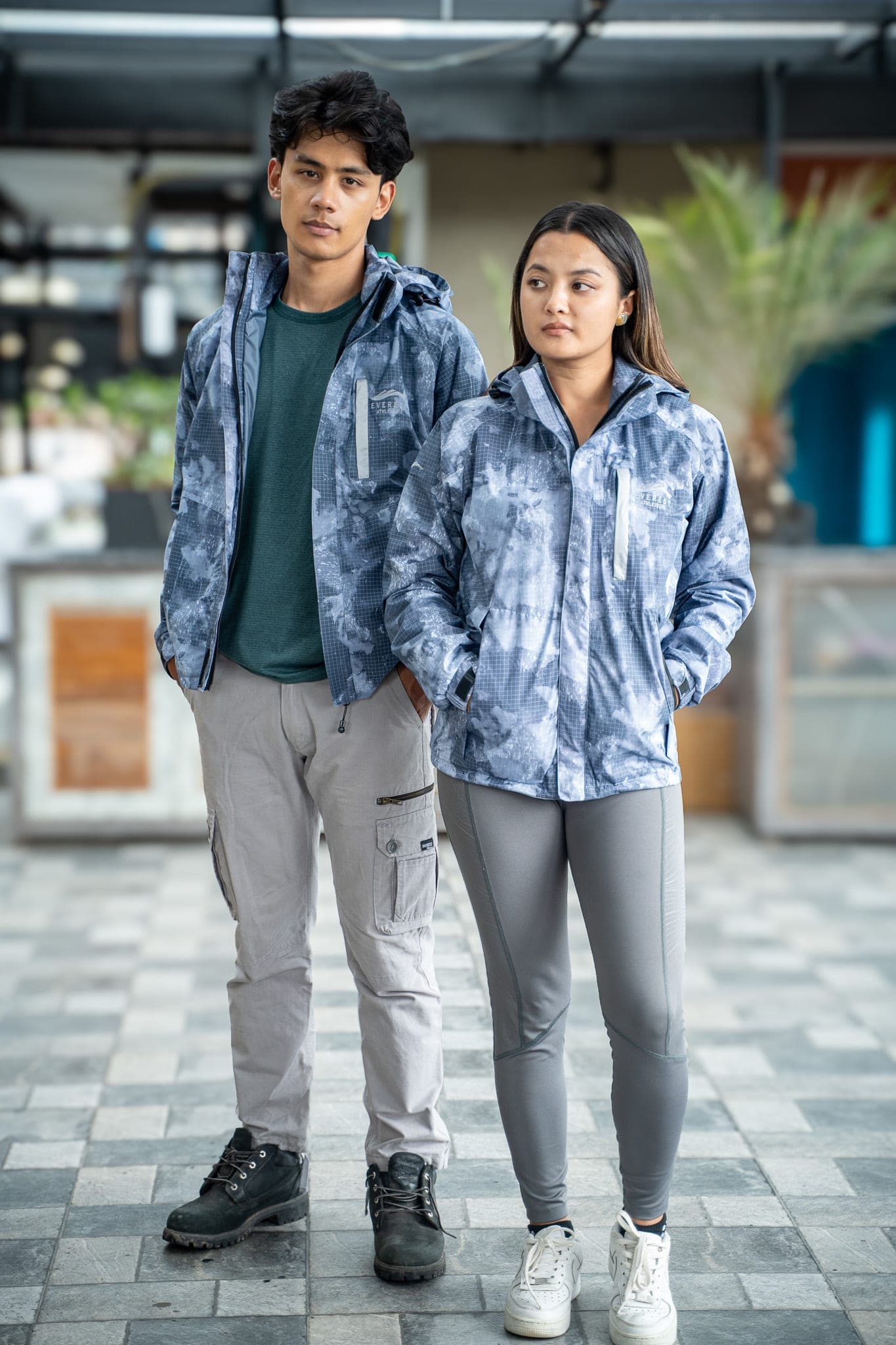 Makalu Mist Rain Jacket by Everest Athleisure